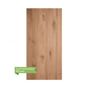 Massivholzplatte Eiche Rustikal DL 45x650xUnterschiedliche Längen in mm
