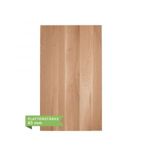 Massivholzplatte Eiche AB DL 40x650xUnterschiedliche Längen in mm