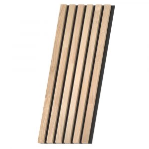 Akustikpaneel aus Massivholz EICHE im Farbton Walnut